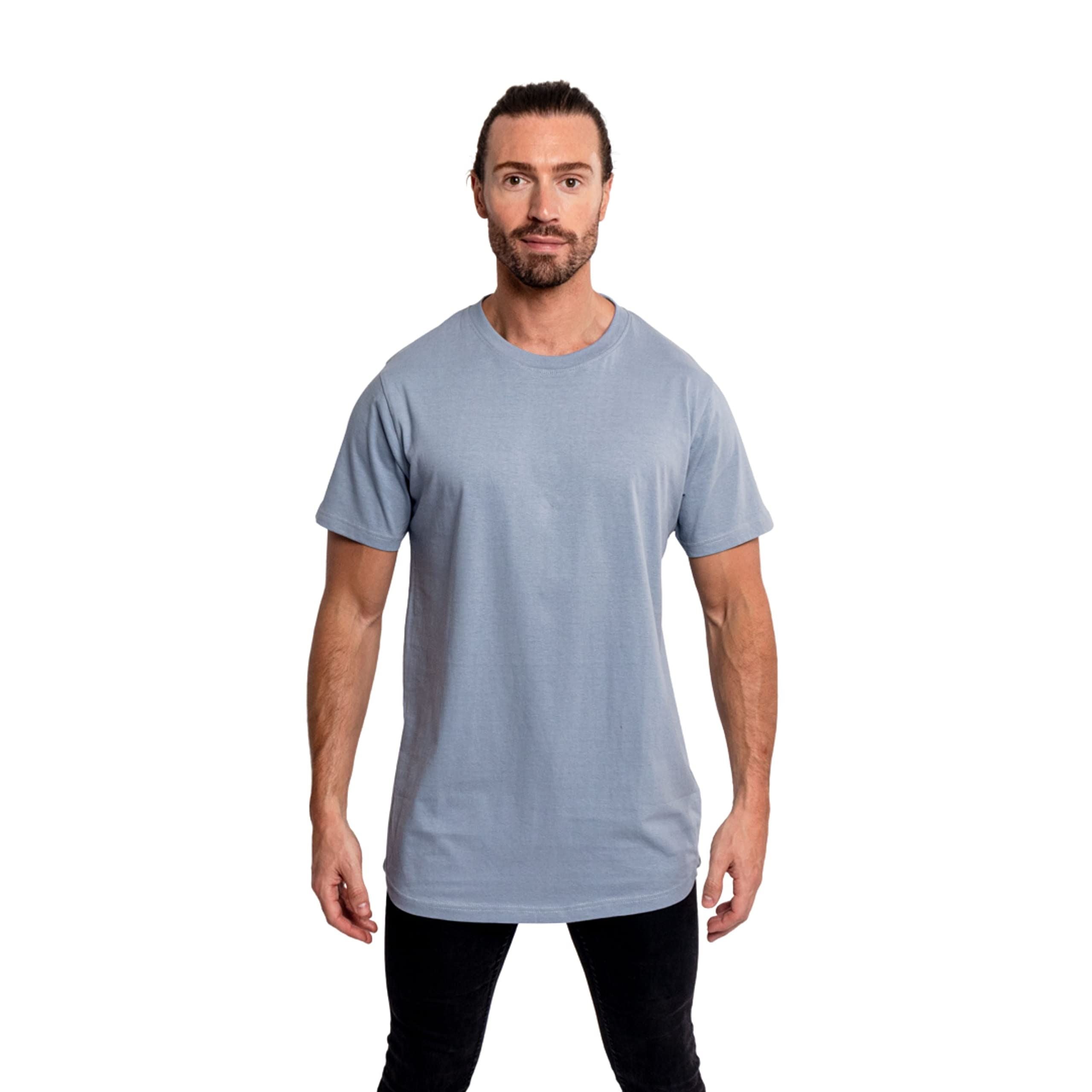 TKBR™Longline Curved Hem T-shirt (White)